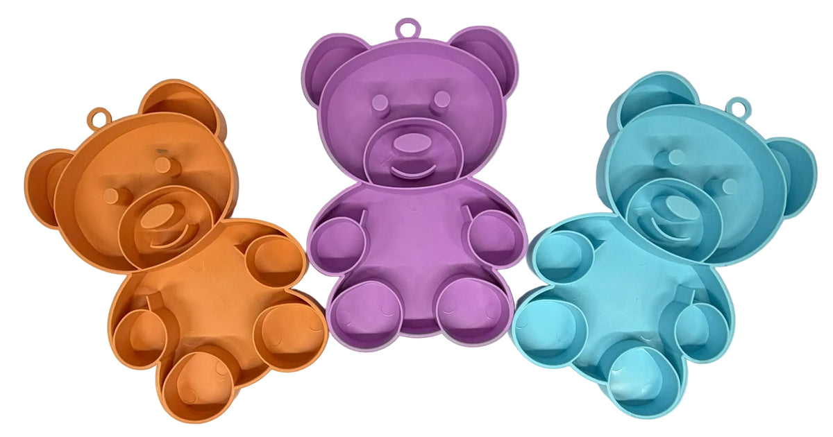 Bear-Shaped Pet Slow Feeder Bowl - H7-CW-027