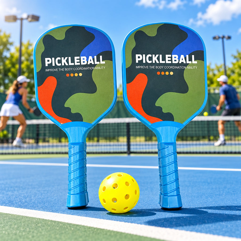 Pickleball Toy Set - 2 Paddles & 1 Ball
