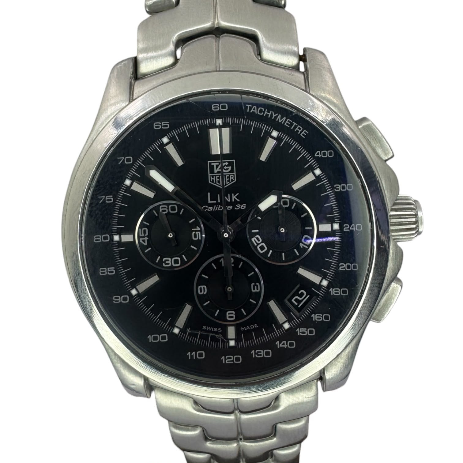 TAG Heuer Link Calibre 36 Link Mens Automatic Watch Chronograph CT511A Secondary image
