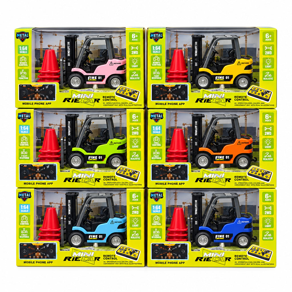 Mini Remote-Controlled Diecast Forklift Secondary image