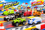 Mini Remote-Controlled Diecast 4WD with Trailer