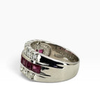 Ruby Diamond Ring Pt900
