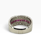 Ruby Diamond Ring Pt900