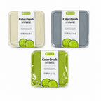 3-Piece 850ml Square Storage Container Set