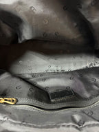 Aigner Vintage Monogram Jacquard Handbag Satchel