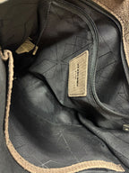 Beracamy Fold Over Hobo Leather Sling Bag