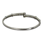 750WG Diamond Bangle