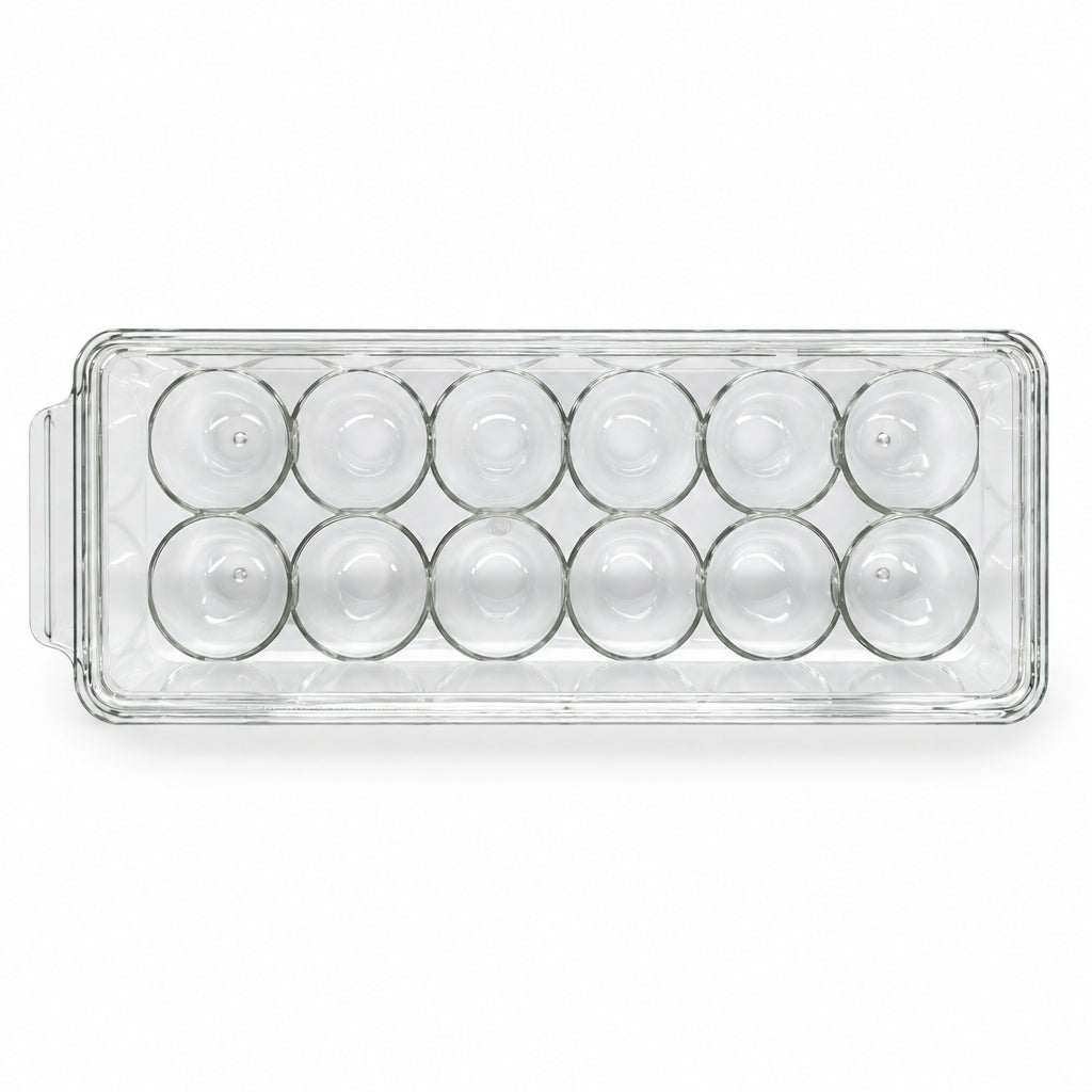 12-Egg Hard Plastic Egg Tray - CJ018
