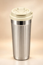 550ml Coffee Tumbler with Strap - SS Look