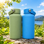 750ml Water Flask with Rubber Base