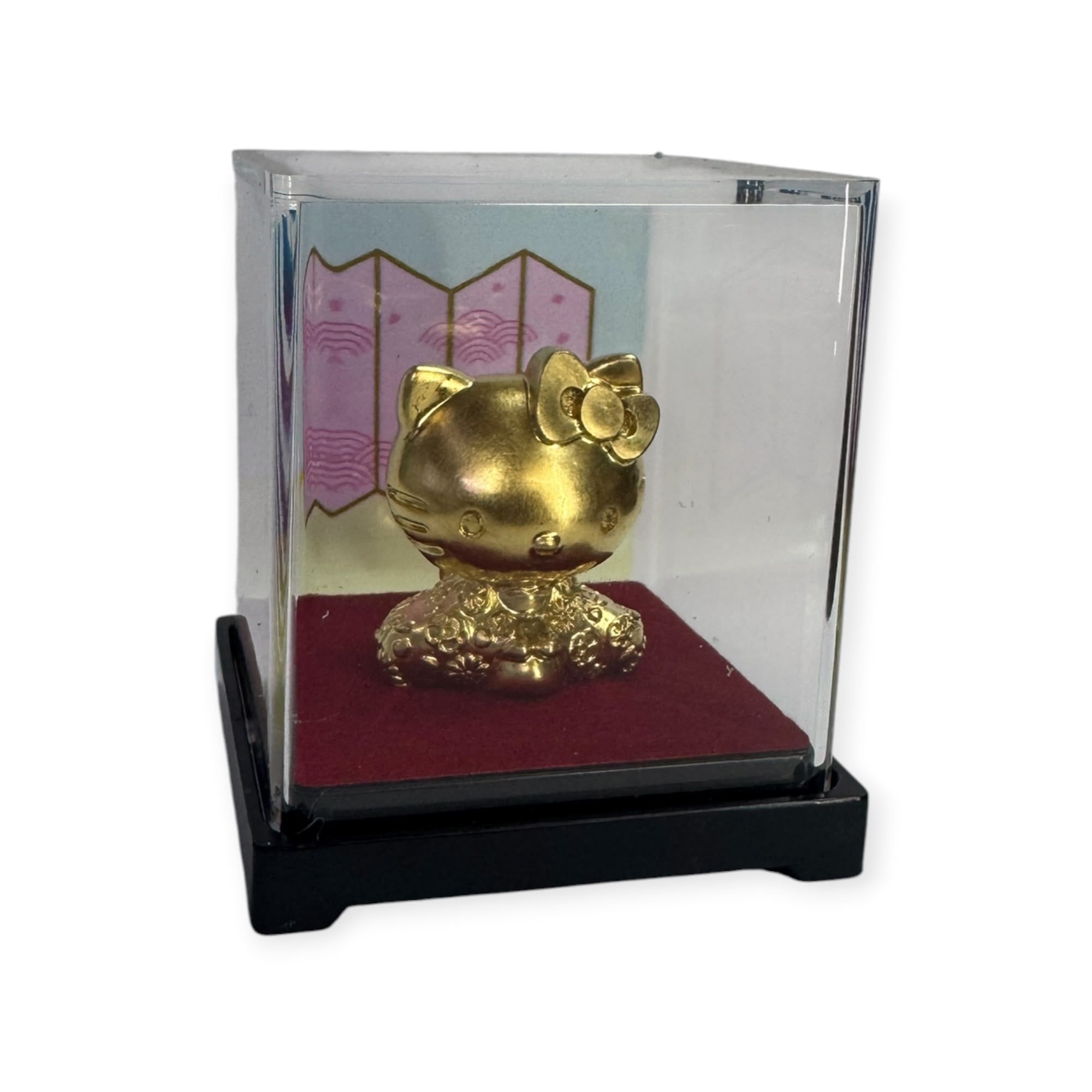 Sanrio Hello Kitty Showa Collection 24K Gold Foil Mini Figure Secondary image