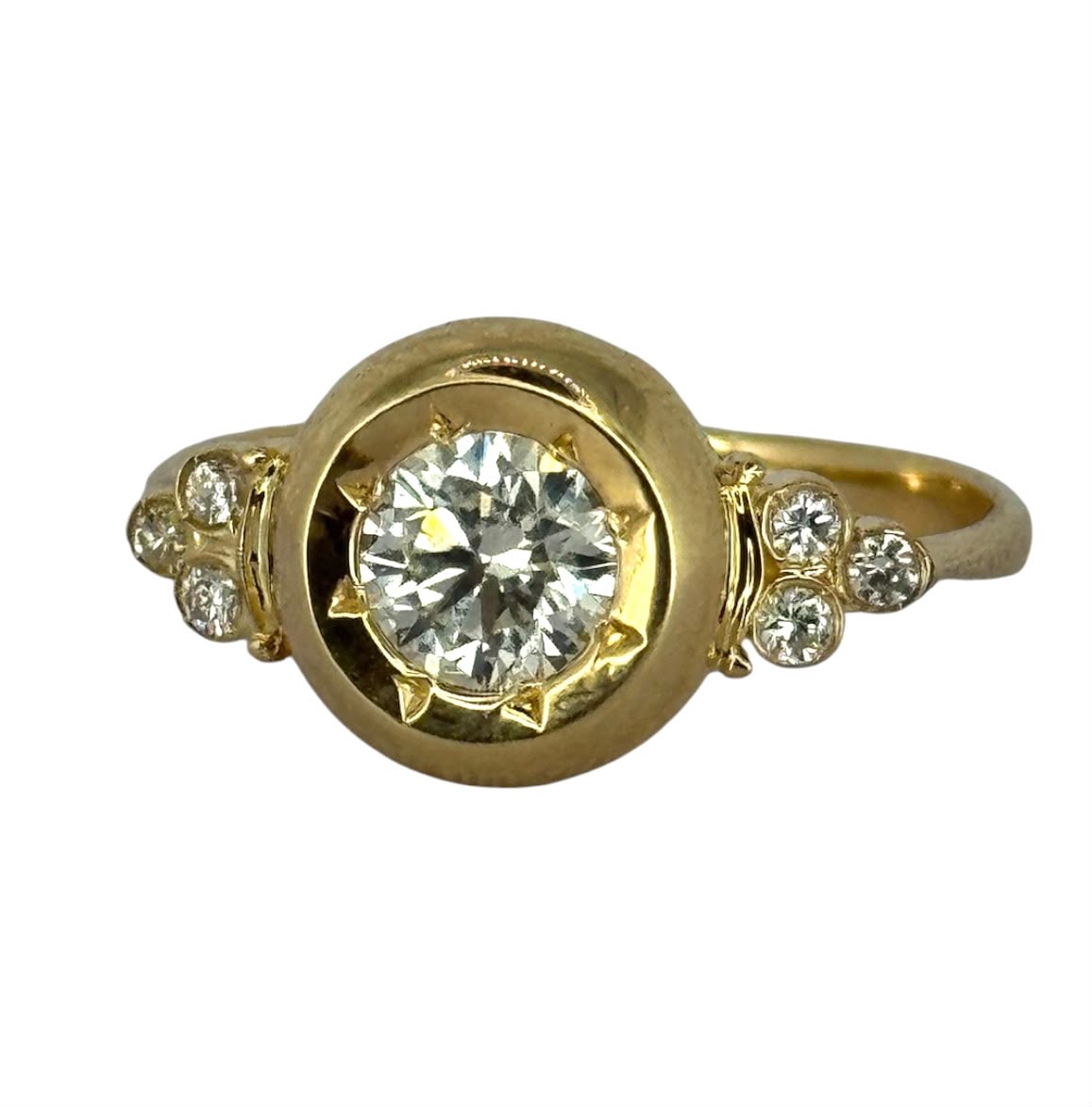 18KYG Diamond D1=Appx 0.7cts Lady Ring Main image