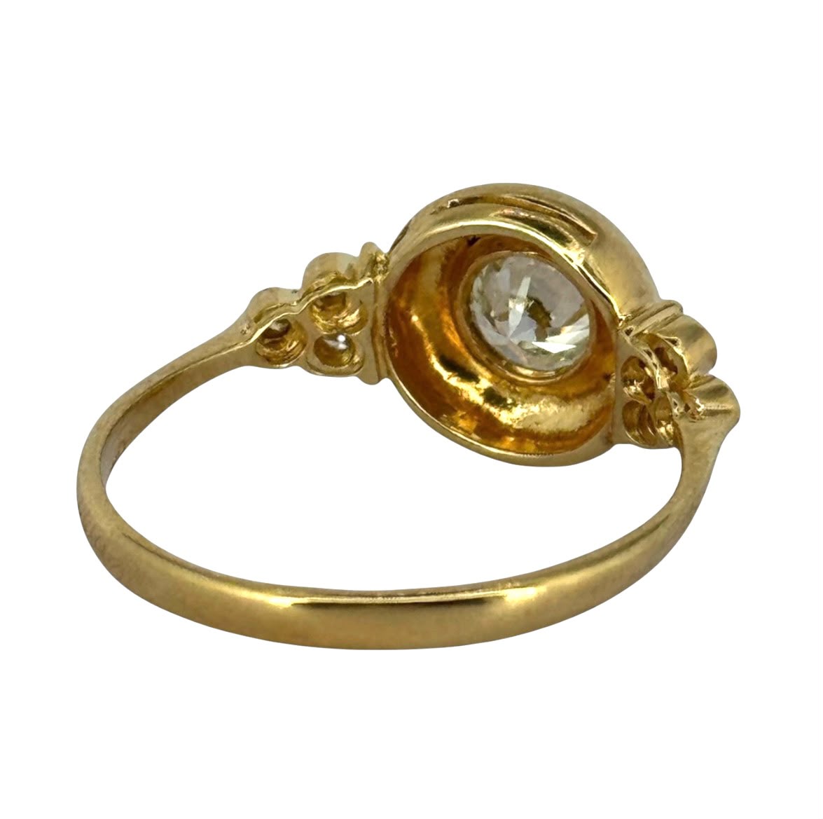 18KYG Diamond D1=Appx 0.7cts Lady Ring