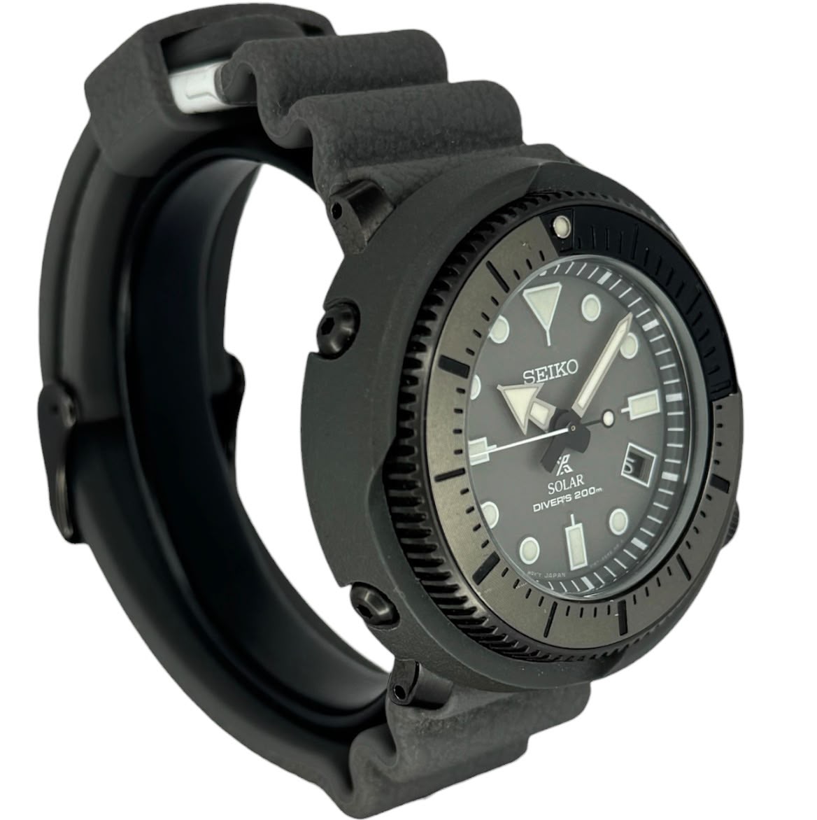 Seiko SNE537P1 Prospex Eco-Drive Grey Dial Stainless Steel Men's Watch, 46mm Secondary image