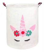 Round Unicorn Laundry Bag with Handle - MYJ093
