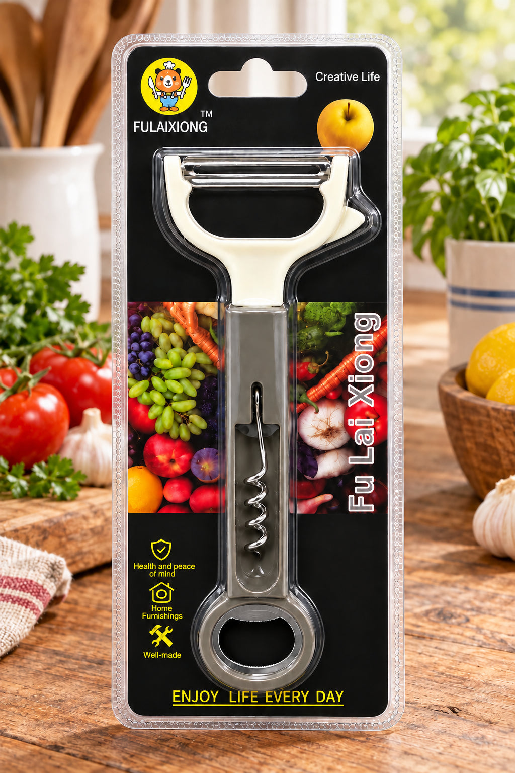 Peeler & Corkscrew - F643