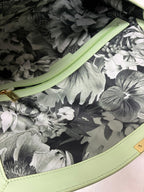 Ted Baker Mint Green Pony Hair Fur Envelope Clutch Bag