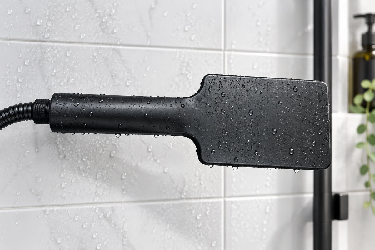 Rectangular Black Series Shower Head