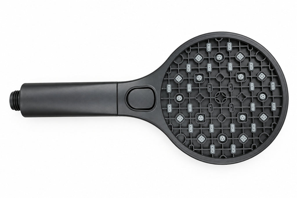 Round Black Series Shower Head - 9850810