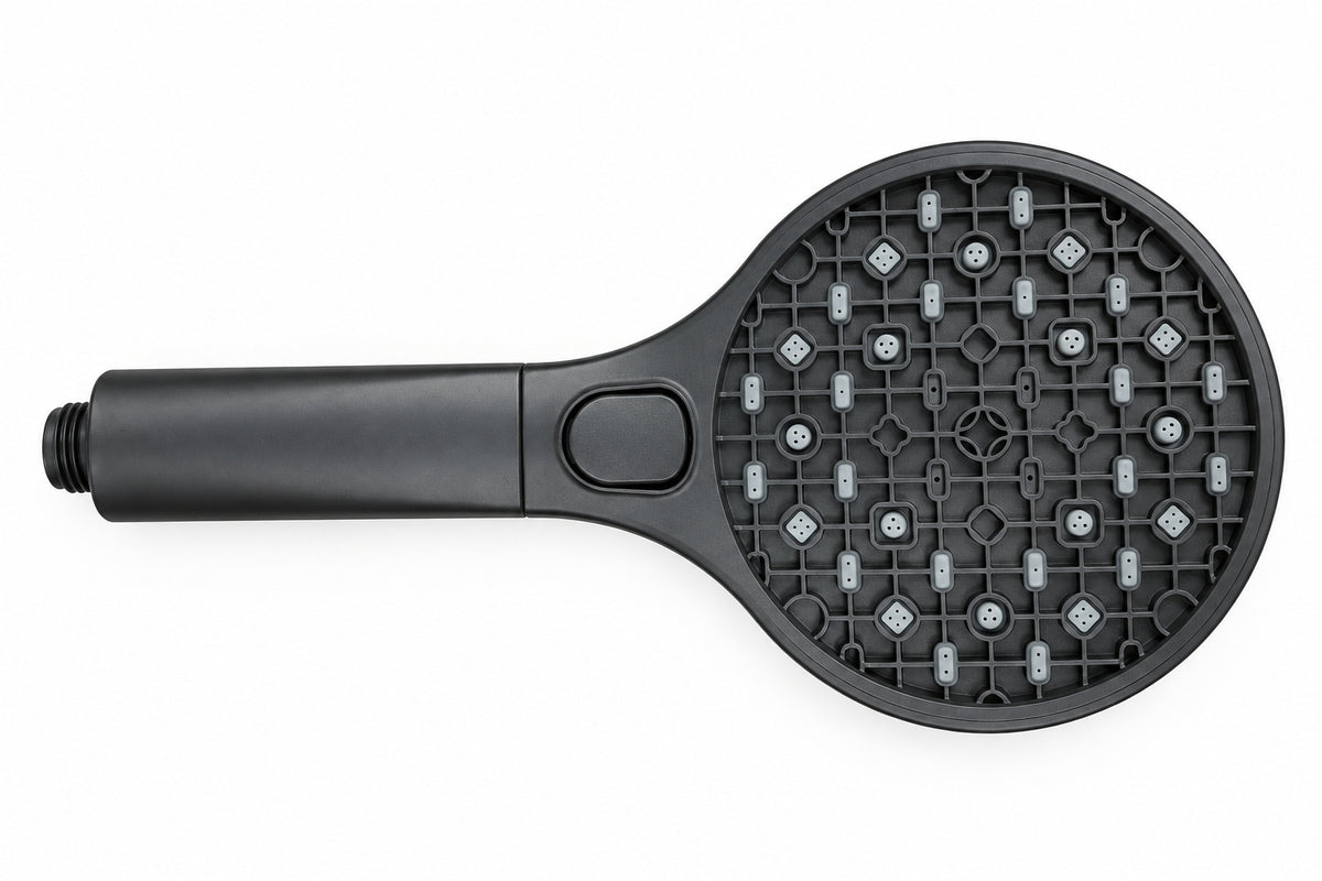 Round Black Series Shower Head - 9850810
