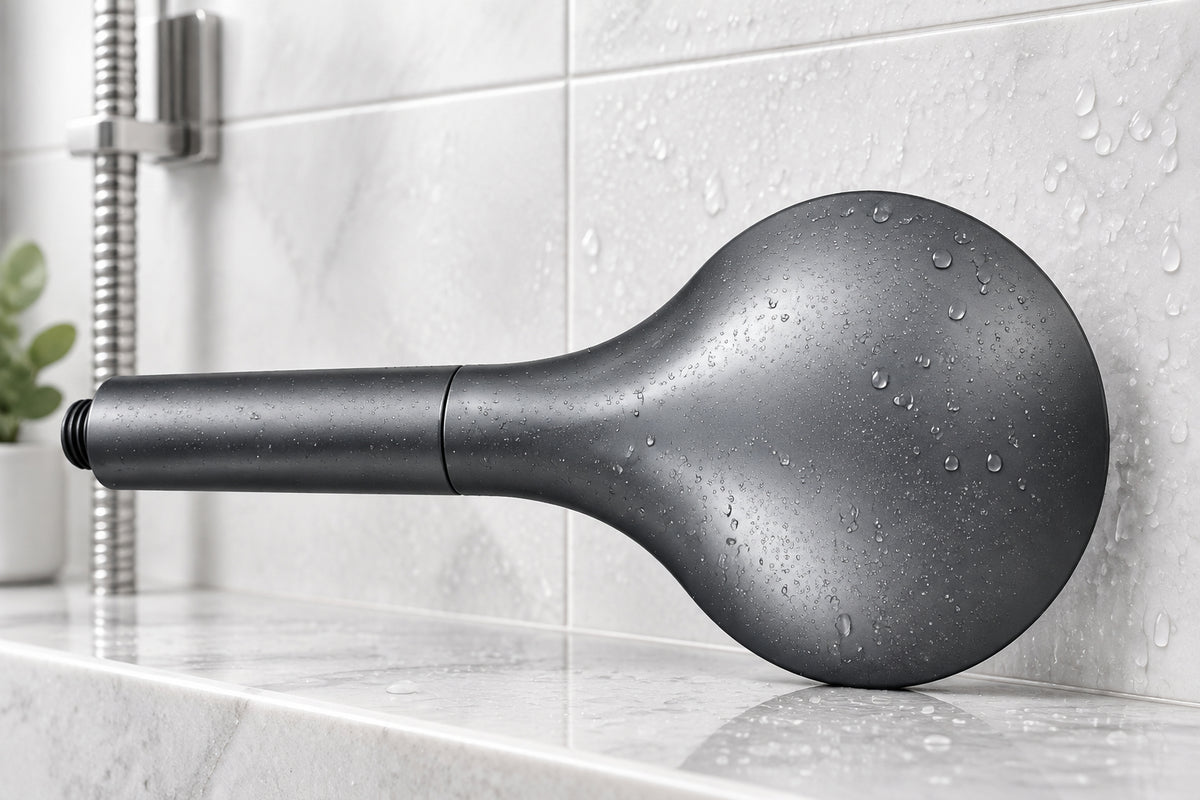 Round Black Series Shower Head - 9850810