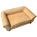 Enchanted Home Pet Dreamcatcher Dog Sofa, 33.5 by 21 by 12.5-Inch, Caramel, Medium (26-50 lbs)
