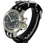 Naval Watch MIL04SV/BK US Marine USN Buships Quartz Watch, With Extra Nano Strap, 36mm
