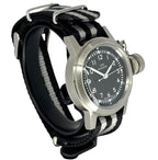 Naval Watch MIL04SV/BK US Marine USN Buships Quartz Watch, With Extra Nano Strap, 36mm