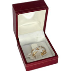 18KR/YG Diamond D1=0.71cts, D44=0.39cts Ring