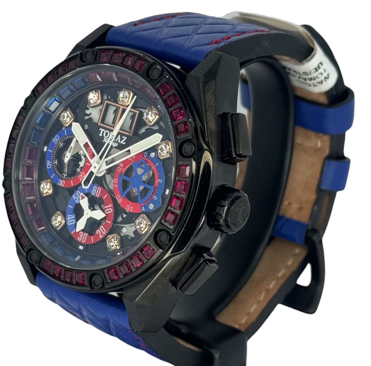 Tomaz RAWR III TW024F Chronograph Crystal Watch, 47mm
