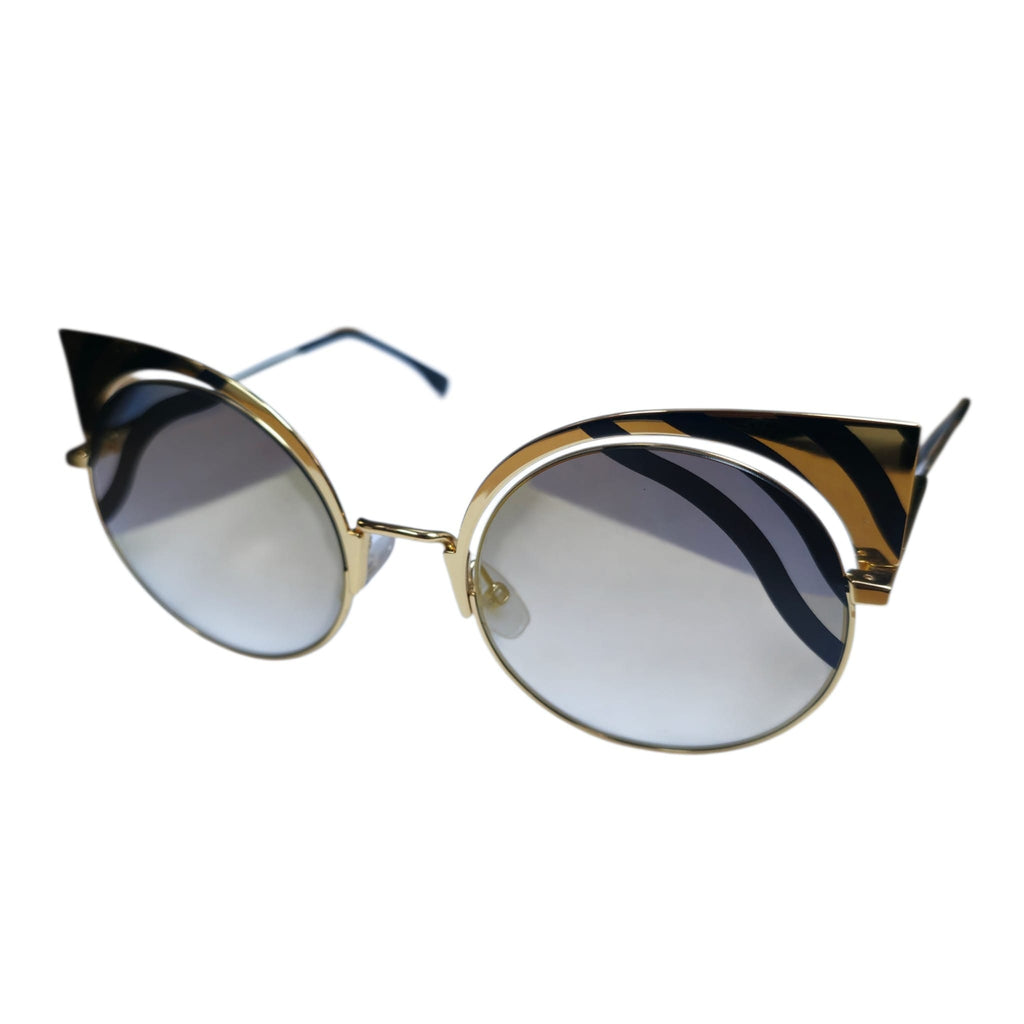 Fendi Lady Sunglass Gold Frame