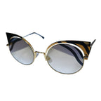 Fendi Lady Sunglass Gold Frame