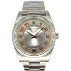 Rolex 114200 Air King Silver Concentric Automatic watch With Card, 34mm