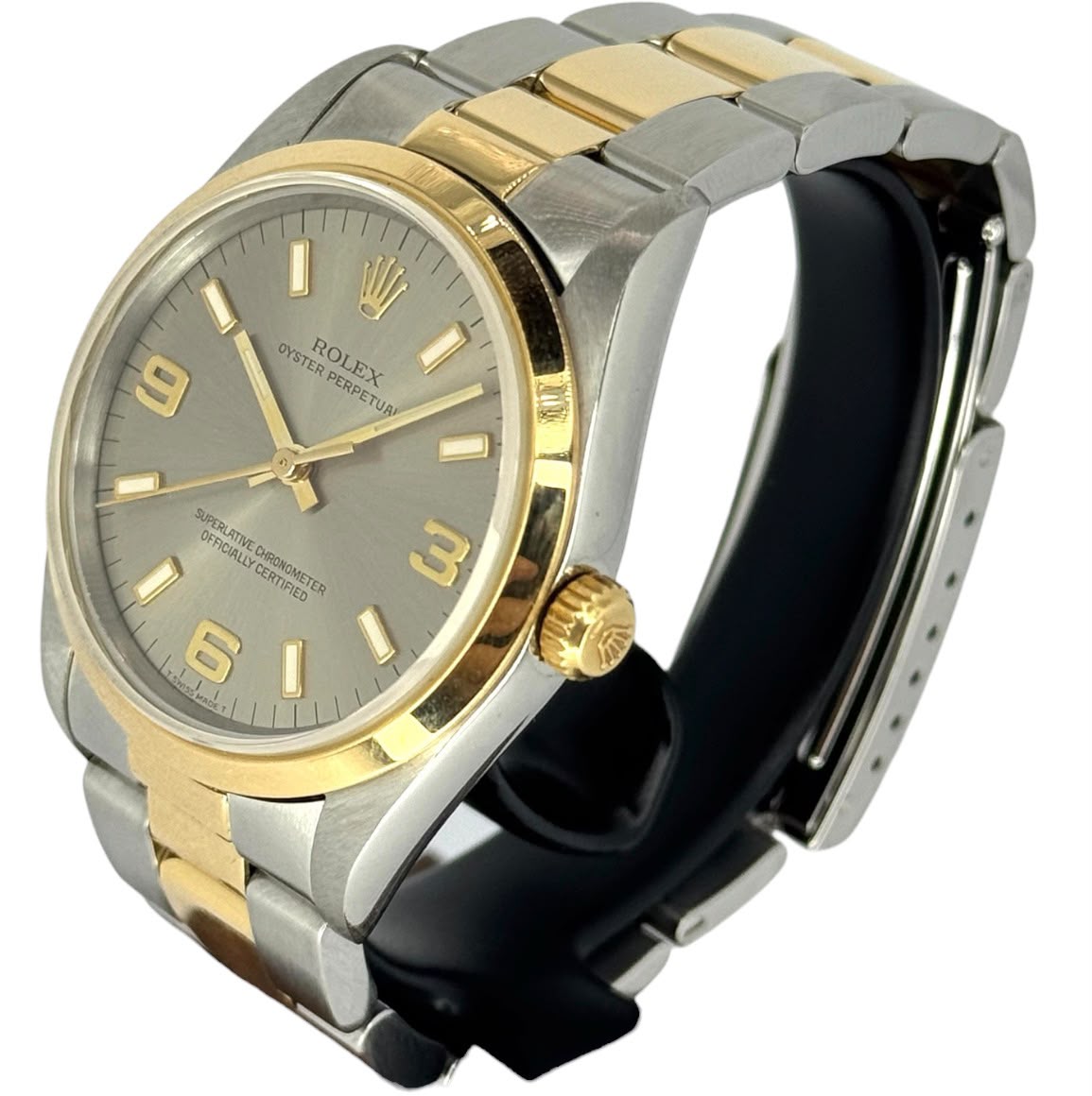 Rolex 14203 Oyster Perpetual Half Gold Automatic Mid Size Watch, 34mm