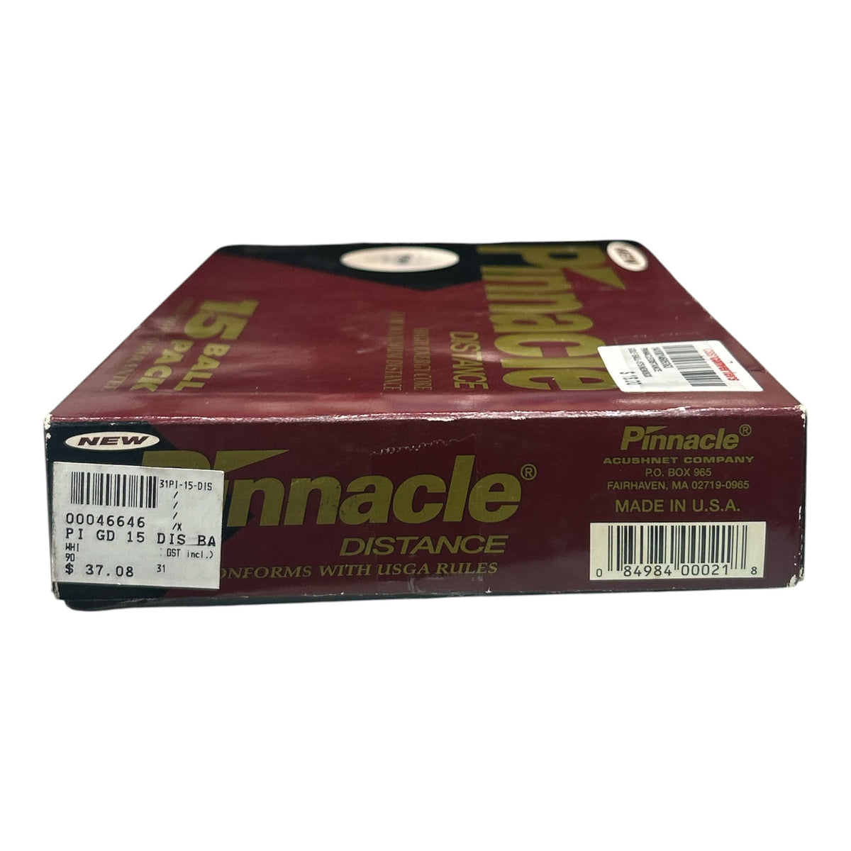 Pinnacle Distance Vintage Golf Ball Set of 15 Pieces