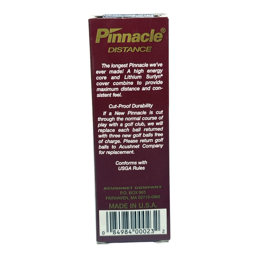 Pinnacle Distance Vintage Golf Ball Set of 15 Pieces