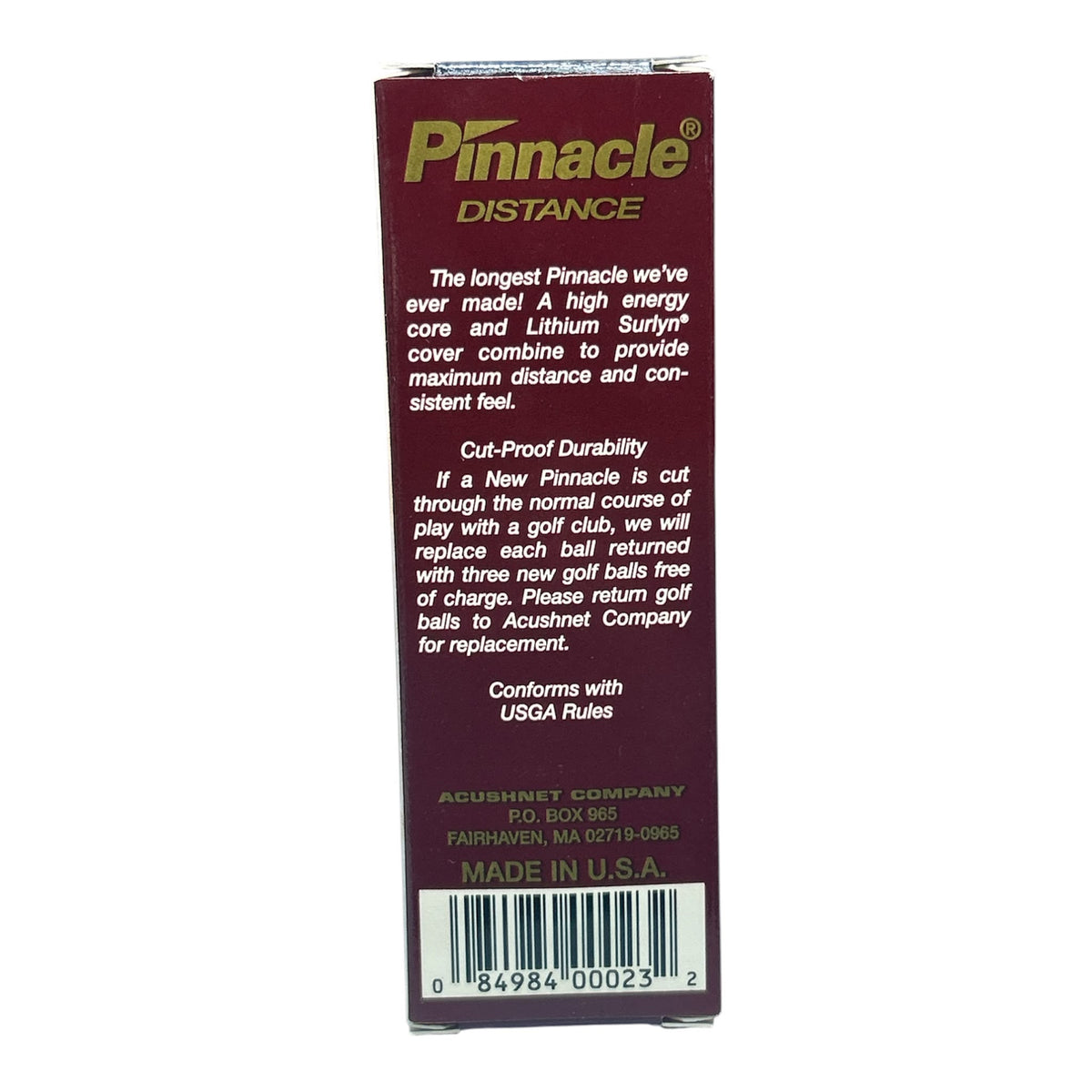Pinnacle Distance Vintage Golf Ball Set of 15 Pieces
