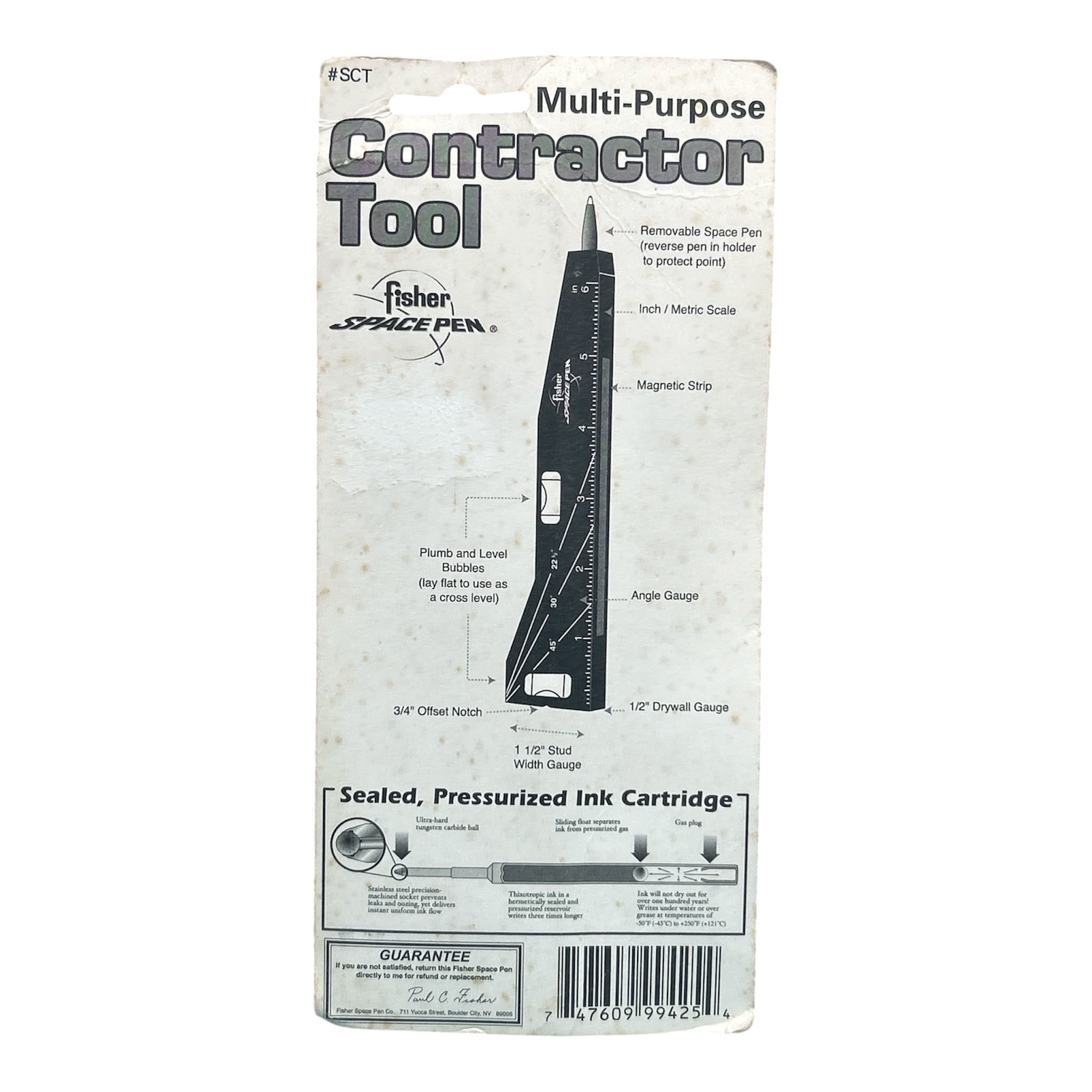 Fisher Space Pen Vintage Multi-Purpose Contractor Tool Secondary image