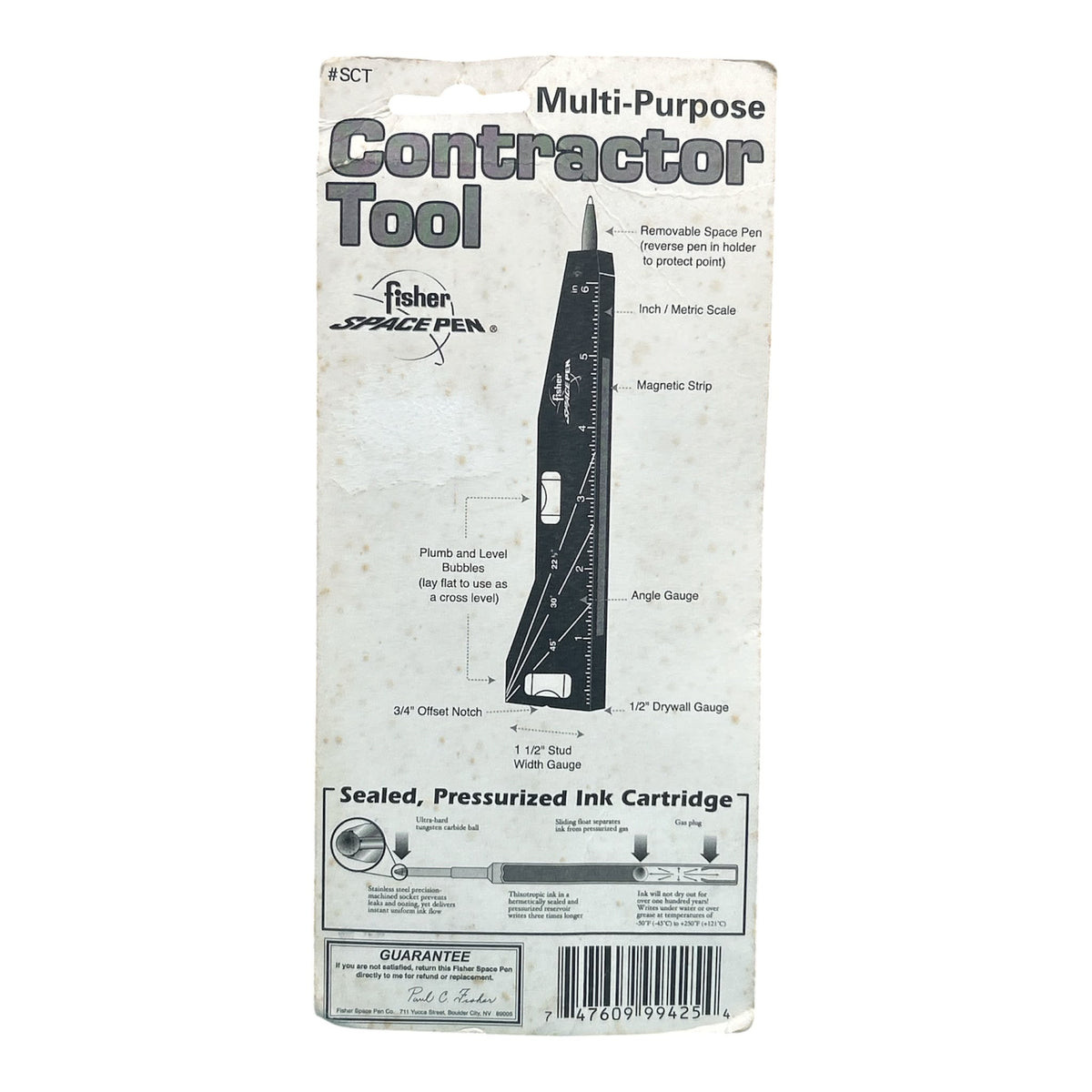 Fisher Space Pen Vintage Multi-Purpose Contractor Tool