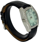 Trebor ST7072 Shadow Quartz Diamond=1.46ct Bezel , Mother Of Pearl Dial With Cert ,29x30mm