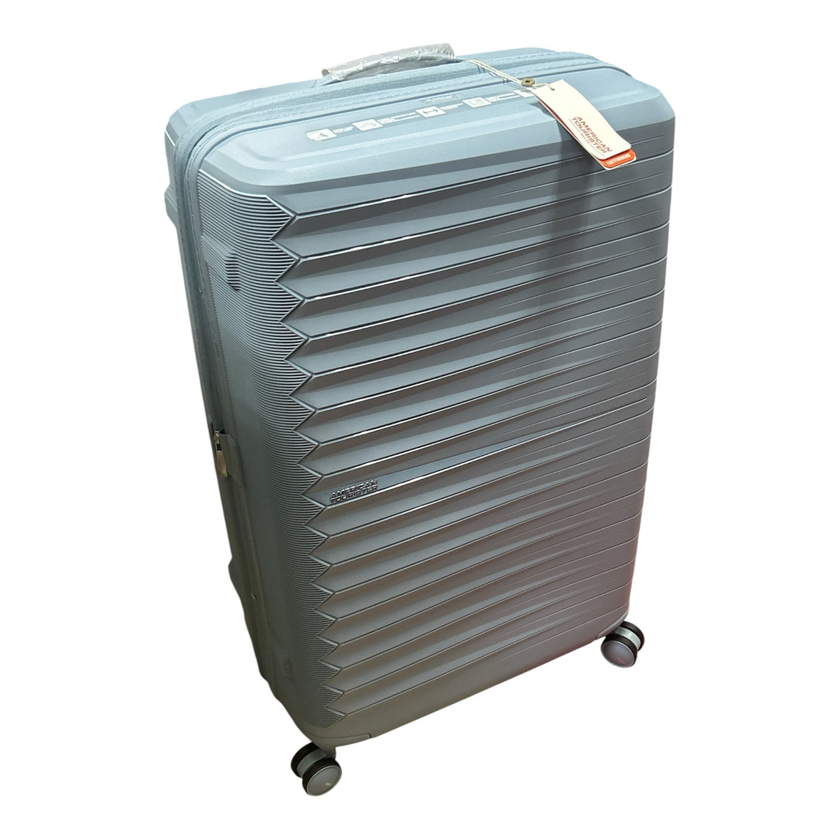 American Tourister Fast Forward Spinner Steel Blue 78/29 TSA Exp Luggage
