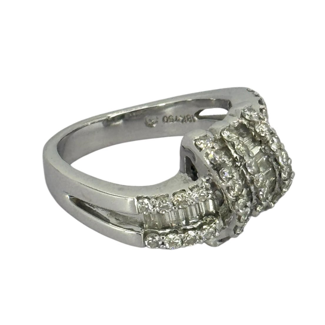 750WG Diamond=1.45ct Ring Secondary image
