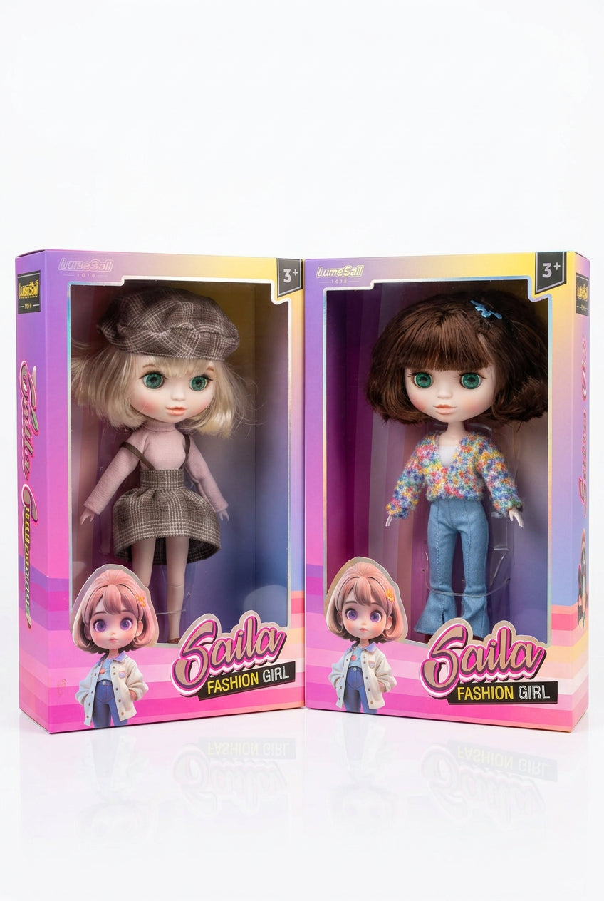 9in Baby Face Doll with Active Eyes Main image