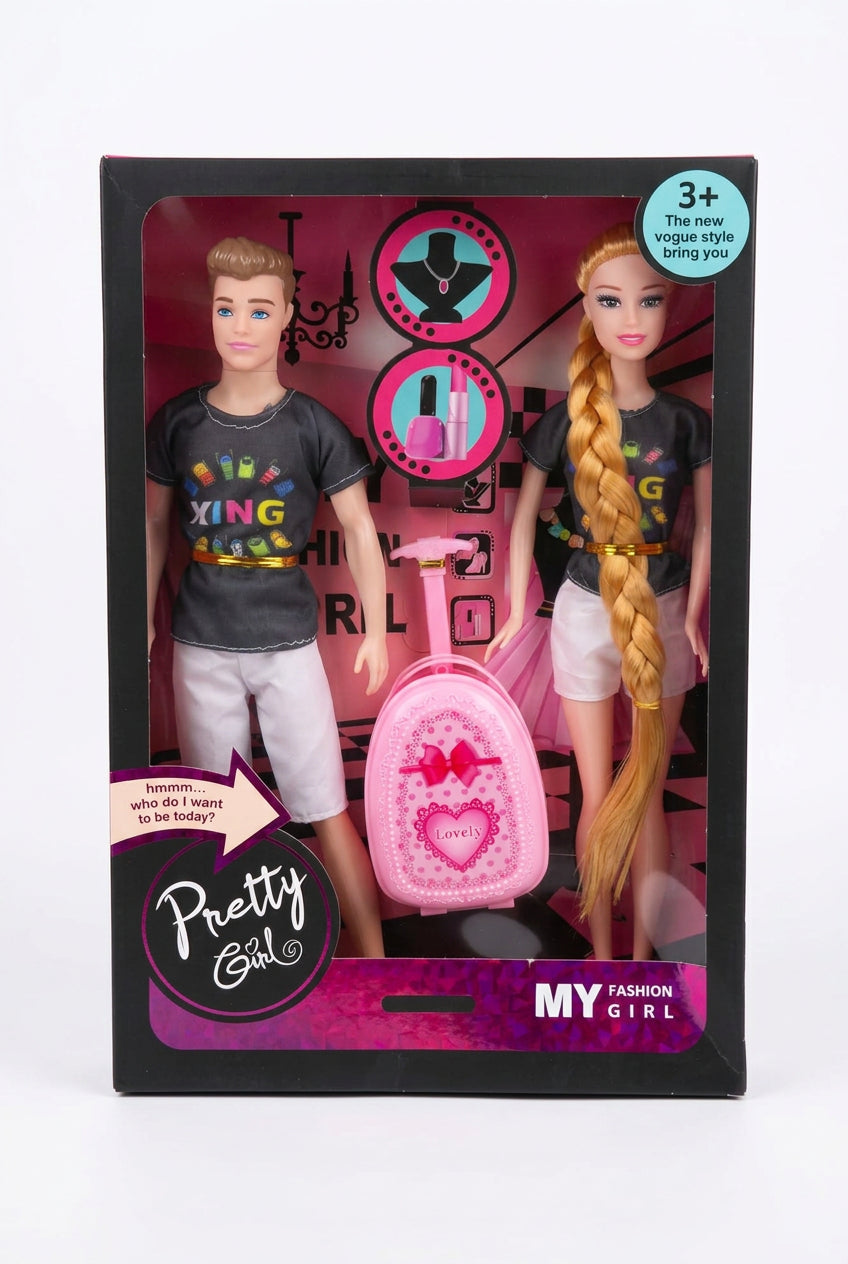 11.5in Couple Doll Display Set - A452143 Main image