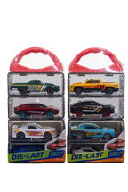 4-Piece Toy Car Set with Carrier Box - A418188