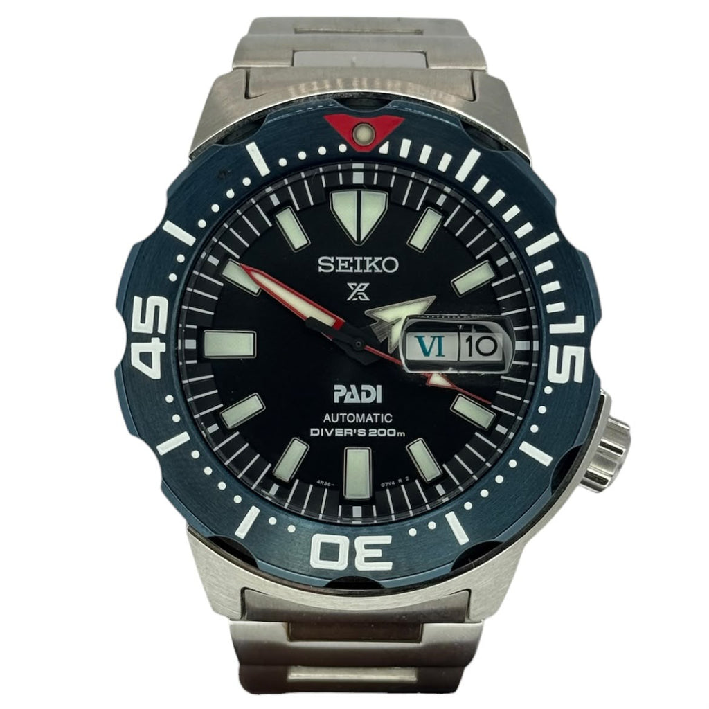 Seiko SRPE27 Prospex Padi Monster Automatic Men Watch, 42.40mm