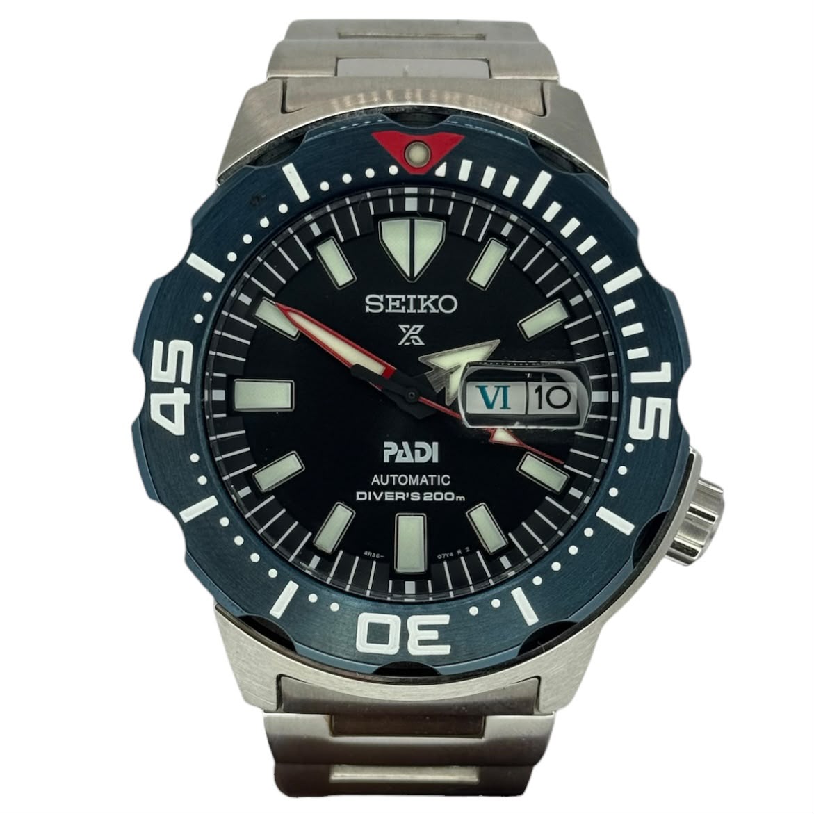 Seiko SRPE27 Prospex Padi Monster Automatic Men Watch, 42.40mm