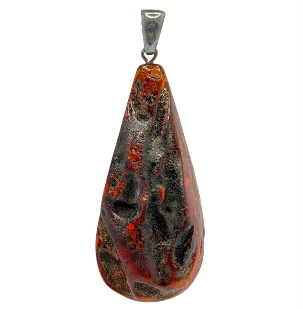 Silver 925 Amber Pendant
