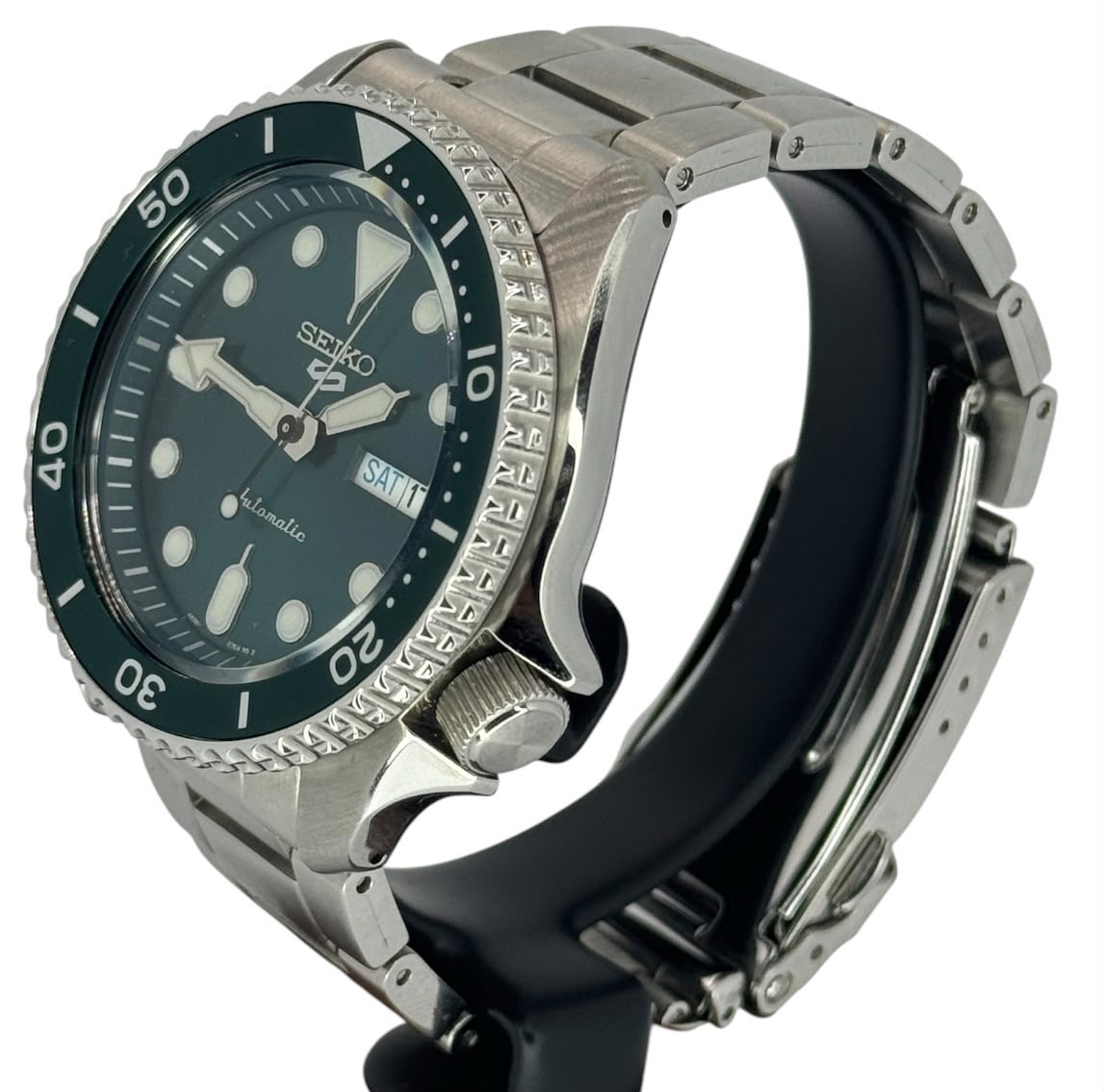 -Seiko SRPD61K1 Automatic Green Dial Watch, 42.50mm