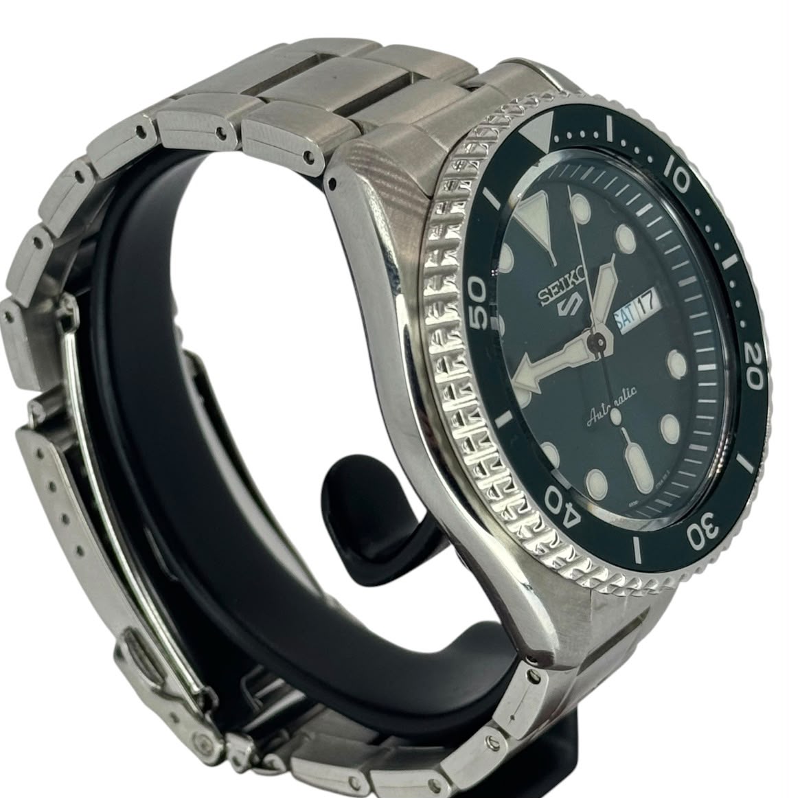 -Seiko SRPD61K1 Automatic Green Dial Watch, 42.50mm